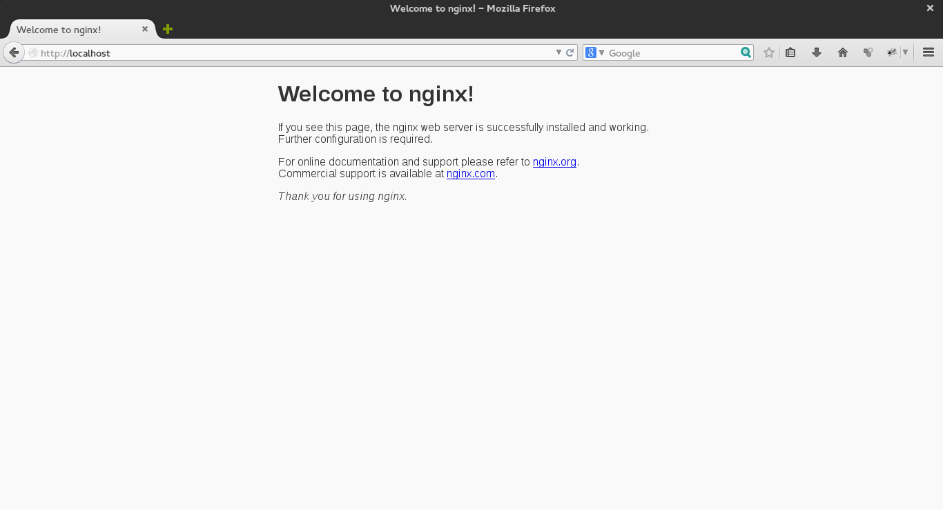 nginx-default-page